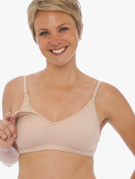 La Leche League International Other - La Leche League International Light Beige Nursing Bra 40C